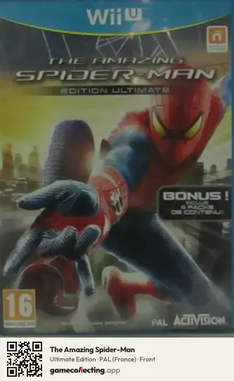 The Amazing Spider-Man Nintendo Wii U, France box front