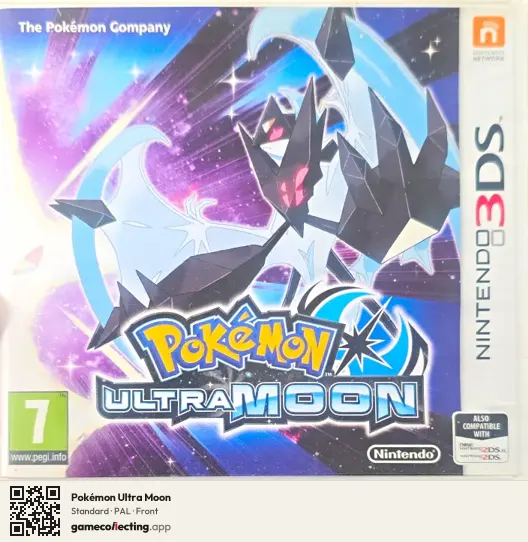 Pokémon Ultra Moon Nintendo 3DS, PAL box front