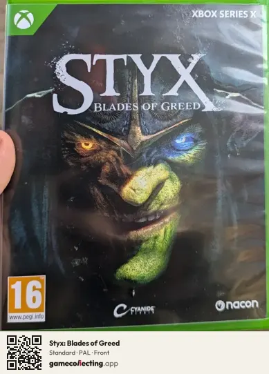 Styx: Blades of Greed Xbox Series X, PAL box front