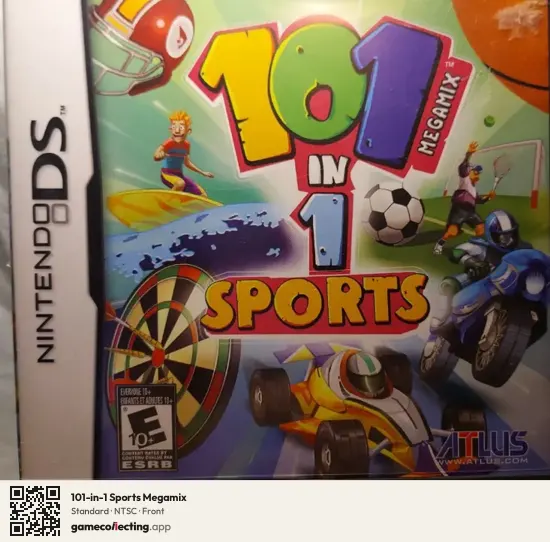 101-in-1 Sports Megamix Nintendo DS, NTSC box front