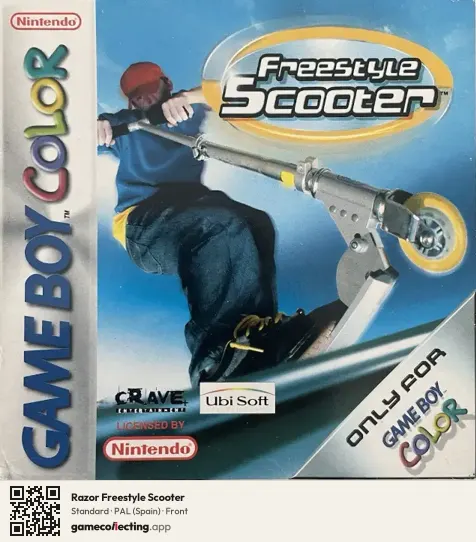 Razor Freestyle Scooter Game Boy Color, Spain box front