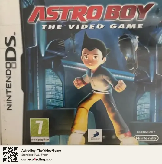 Astro Boy: The Video Game Nintendo DS, PAL box front