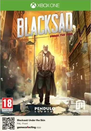 Blacksad: Under the Skin Xbox One, PAL box front