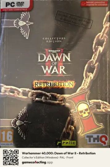 Warhammer 40,000: Dawn of War II - Retribution Computer, PAL box front