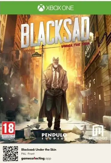 Blacksad: Under the Skin Xbox One, PAL box front