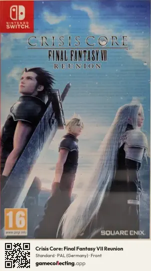 Crisis Core: Final Fantasy VII Reunion Nintendo Switch, Germany box front