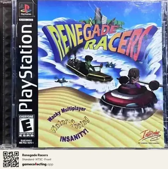 Renegade Racers PlayStation, NTSC box front