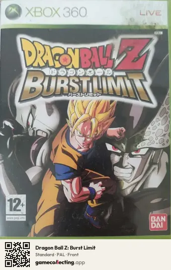 Dragon Ball Z: Burst Limit Xbox 360, PAL box front