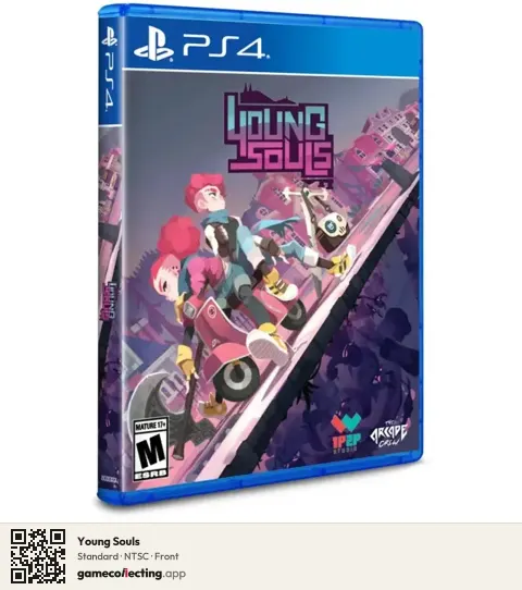 Young Souls PlayStation 4, NTSC box front