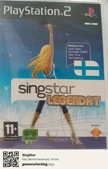 SingStar PlayStation 2, North America box front