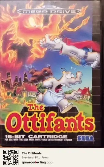 The Ottifants Sega Mega Drive / Genesis, PAL box front