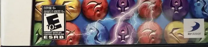 Puzzle Quest 2, the ESRB box on its front