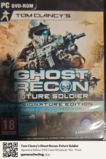 Tom Clancy's Ghost Recon: Future Soldier Computer, PAL box front