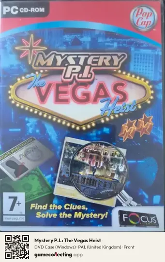 Mystery P.I.: The Vegas Heist Computer, United Kingdom box front