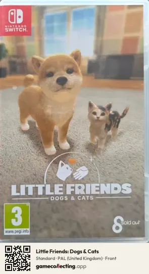 Little Friends: Dogs & Cats Nintendo Switch, United Kingdom box front