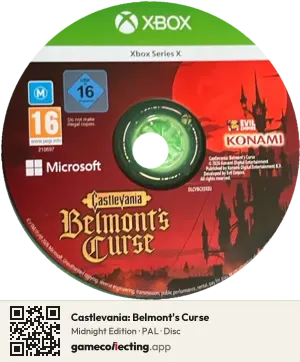 Castlevania: Belmont's Curse Xbox Series X, PAL disc