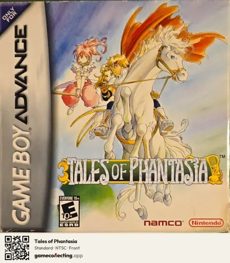 Tales of Phantasia Game Boy Advance, NTSC box front