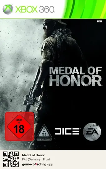 Medal of Honor Xbox 360, Germany box front