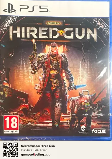 Necromunda: Hired Gun PlayStation 5, PAL box front