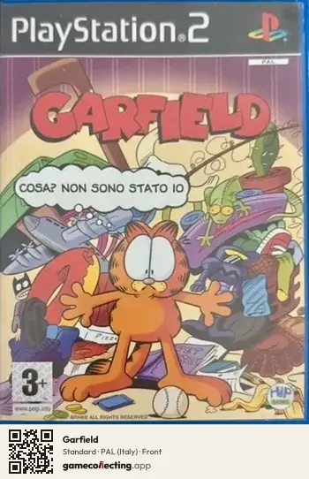 Garfield PlayStation 2, Italy box front
