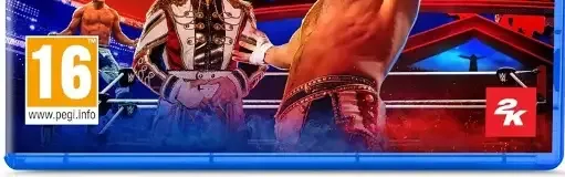 WWE 2K24, the PEGI square on its front