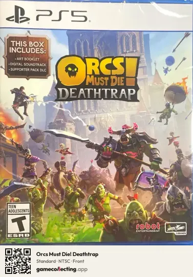 Orcs Must Die! Deathtrap PlayStation 5, NTSC box front