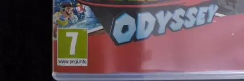 Super Mario Odyssey, the PEGI square on its front