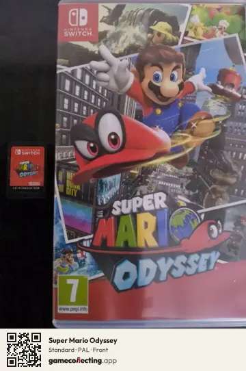 Super Mario Odyssey Nintendo Switch, PAL box front