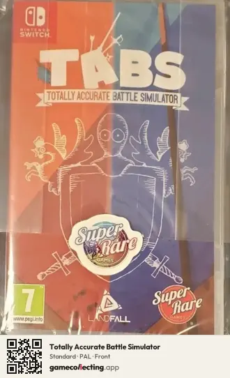 Totally Accurate Battle Simulator Nintendo Switch, PAL box front