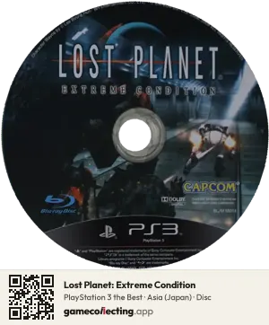 Lost Planet: Extreme Condition PlayStation 3, Asia disc