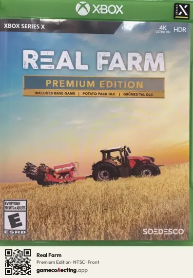 Real Farm Xbox Series X, NTSC box front