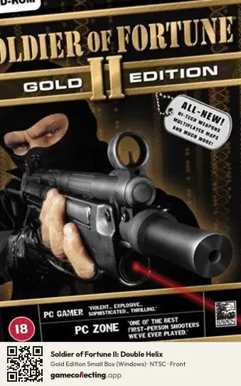 Soldier of Fortune II: Double Helix Computer, NTSC box front