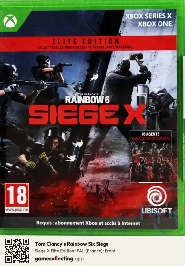 Tom Clancy's Rainbow Six Siege Xbox Series X, France box front