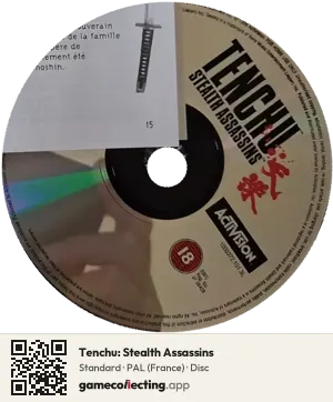 Tenchu: Stealth Assassins PlayStation, PAL disc