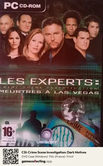 CSI: Crime Scene Investigation: Dark Motives Computer, France box front