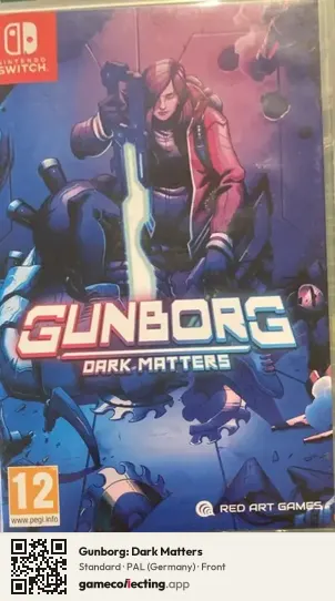 Gunborg: Dark Matters Nintendo Switch, Germany box front