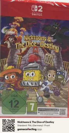 Nicktoons & The Dice of Destiny Nintendo Switch 2, Germany box front
