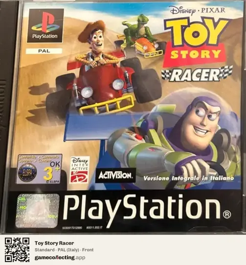 Toy Story Racer PlayStation, Italy box front