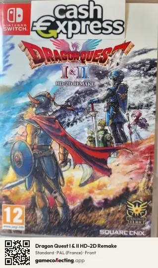 Dragon Quest I & II HD-2D Remake Nintendo Switch, France box front