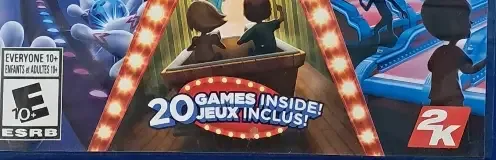 Carnival Games, the ESRB box on its front