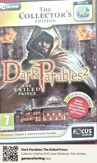 Dark Parables: The Exiled Prince Computer, United Kingdom box front
