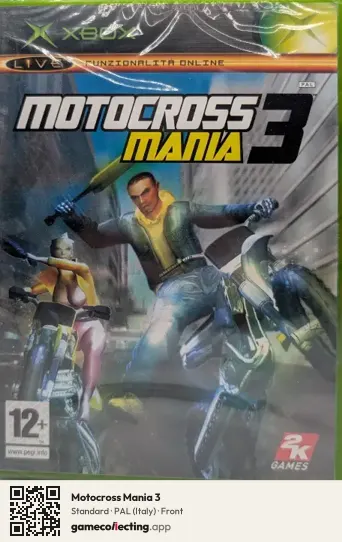 Motocross Mania 3 Xbox, Italy box front