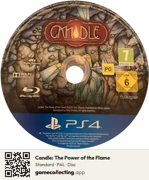Candle: The Power of the Flame PlayStation 4, PAL disc