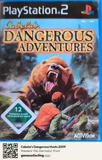 Cabela's Dangerous Hunts 2009 PlayStation 2, Germany box front