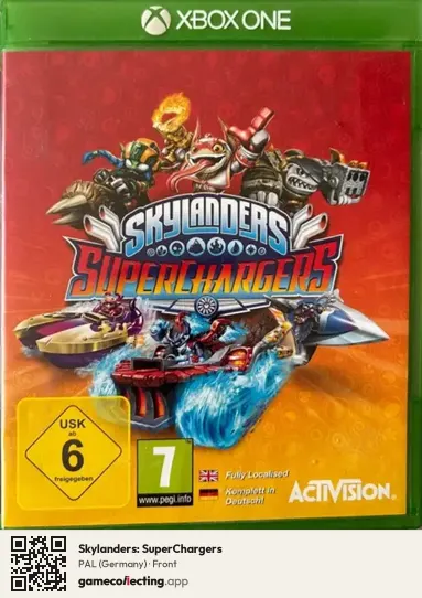Skylanders: SuperChargers Xbox One, Germany box front