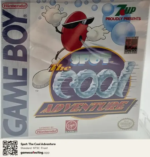 Spot: The Cool Adventure Game Boy, NTSC box front