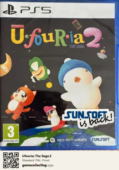 Ufouria: The Saga 2 PlayStation 5, PAL box front