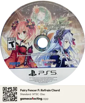 Fairy Fencer F: Refrain Chord PlayStation 5, NTSC disc