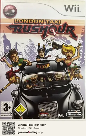 London Taxi: Rush Hour Nintendo Wii, PAL box front