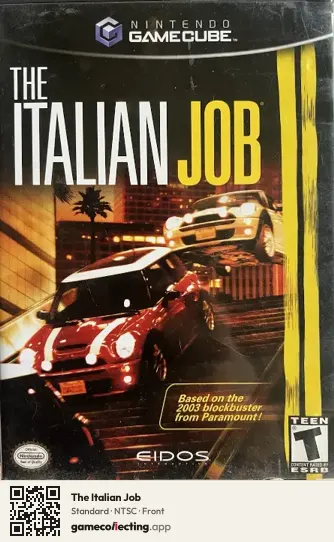 The Italian Job Nintendo GameCube, NTSC box front